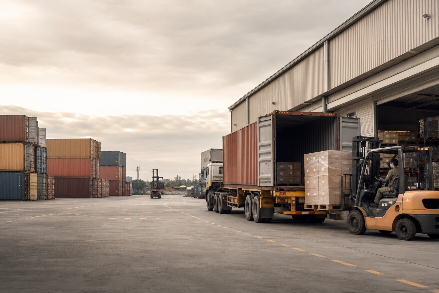 Modern logistics and global trade operations